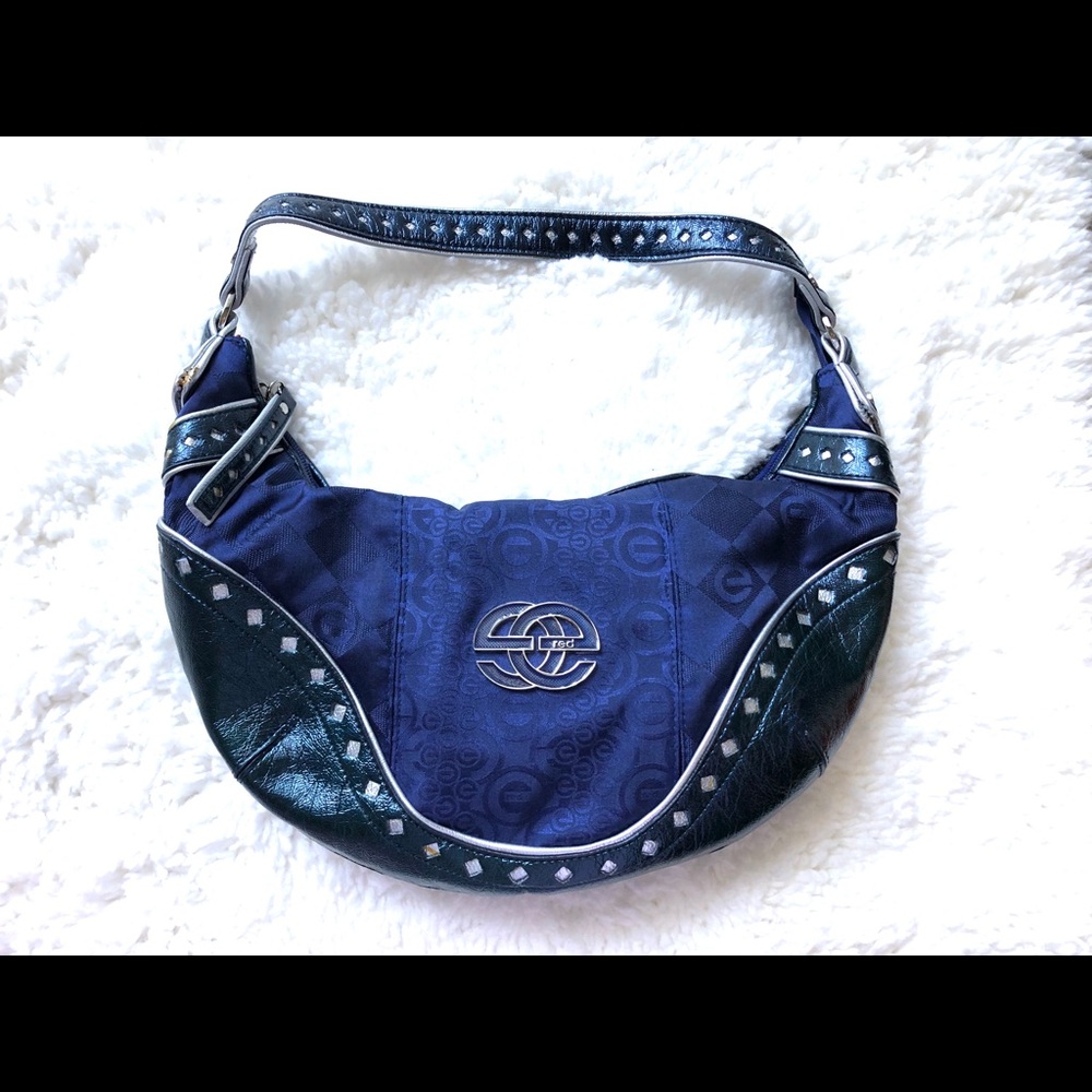 Marc Ecko Blue Shoulder Bag